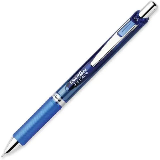 ⁨Ball tube BLN75 blue PENTEL ENERGEL with liquid gel ink⁩ at Wasserman.eu