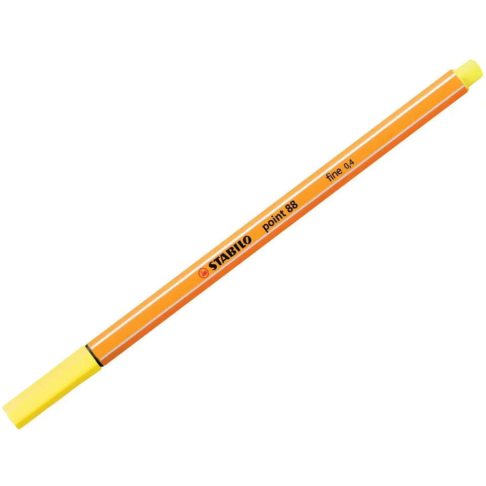 ⁨Fine liner STABILO point 88/24 lemon yellow⁩ at Wasserman.eu