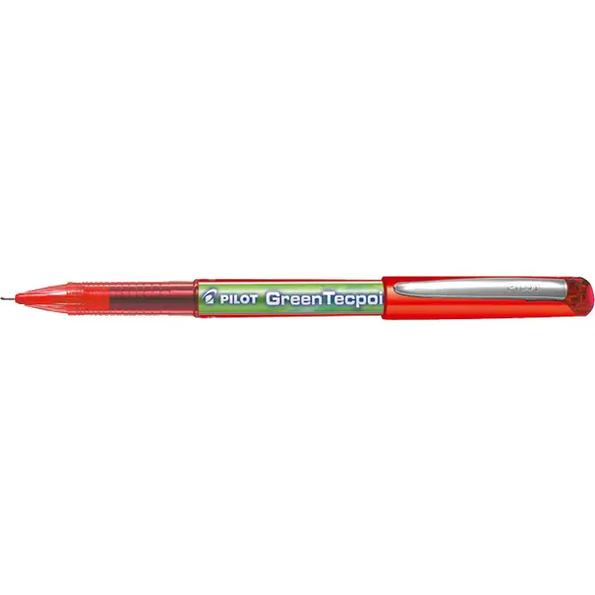 ⁨Cienkopis kulkowy GREENTECPOINT BG czerwony BX-GR5-R-BG PILOT⁩ w sklepie Wasserman.eu
