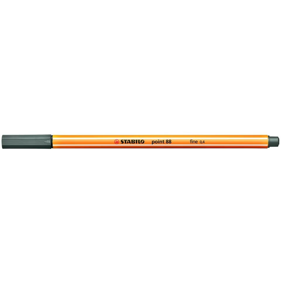 ⁨Fineliner STABILO point 88/96 0.4mm grey dark⁩ at Wasserman.eu