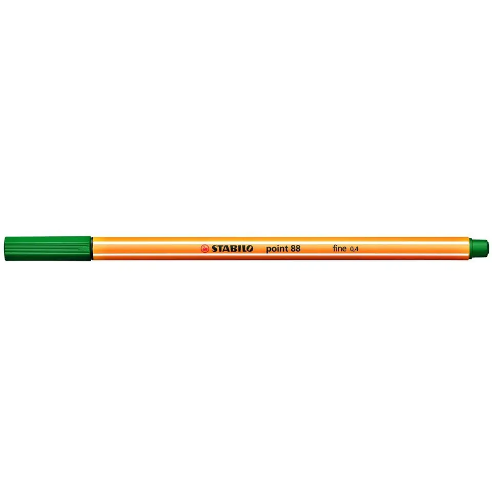 ⁨Fineliner STABILO point 88/53 0.4mm dark green⁩ at Wasserman.eu