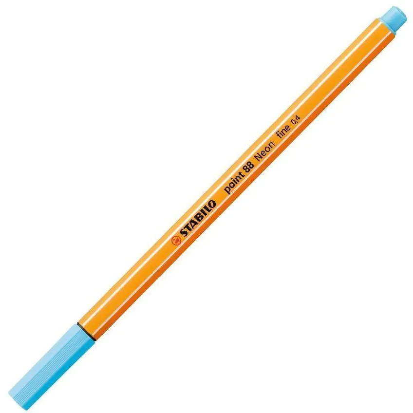 ⁨Fineliner STABILO point 88/31 0,4mm light blue⁩ at Wasserman.eu