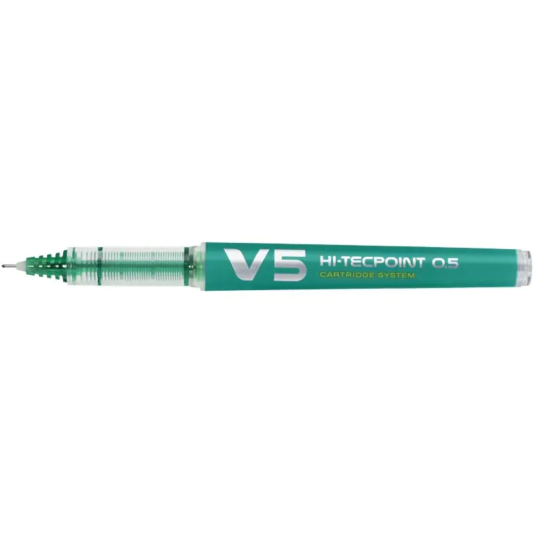 ⁨Thin liner V5 CARTRIGE SYSTEM 0.5mm green PIBXC-V5-G-BG PILOT⁩ at Wasserman.eu