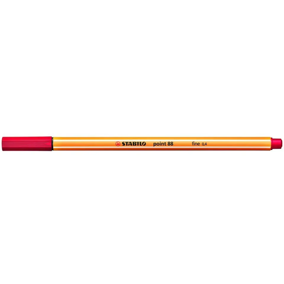 ⁨Fineliner STABILO point 88/40 0.4mm red⁩ at Wasserman.eu