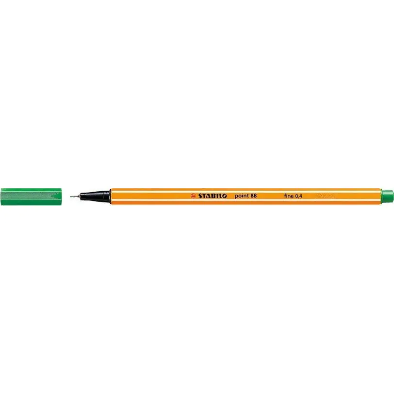 ⁨Fineliner STABILO point 88/36 0.4mm green⁩ at Wasserman.eu