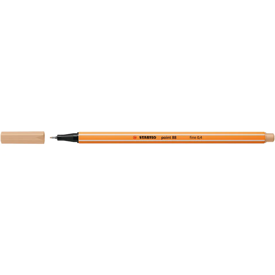 ⁨Fineliner STABILO point 88/86 0.4mm flesh/beige⁩ at Wasserman.eu