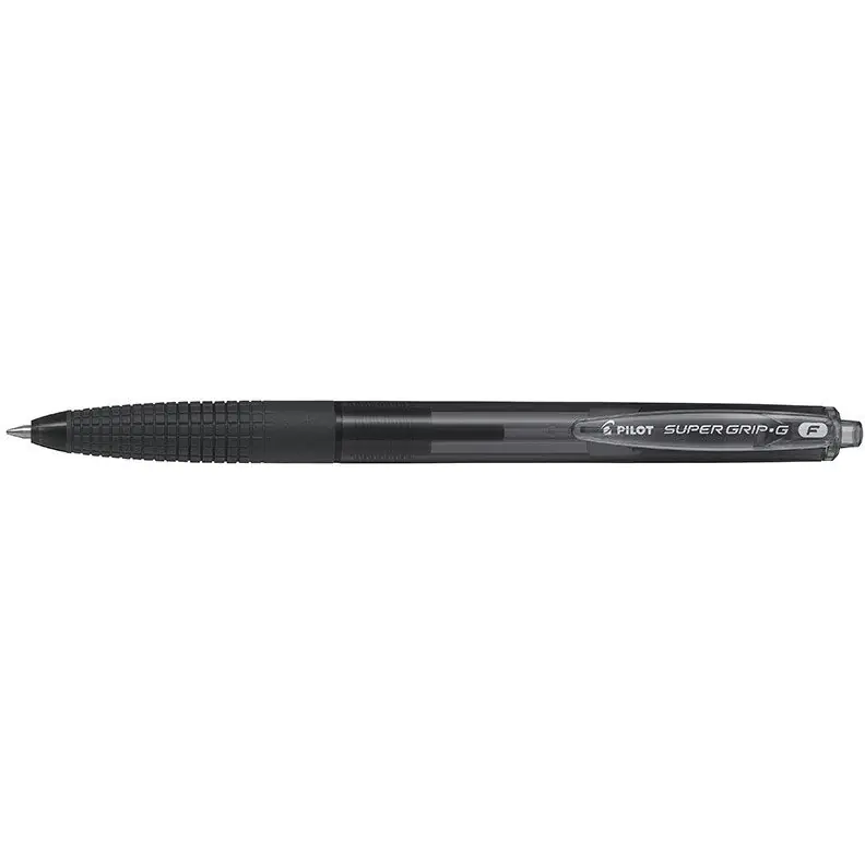 ⁨Długopis olejowy automatyczny czarny PILOT SUPER GRIP BPGG-8R-F-BB⁩ w sklepie Wasserman.eu