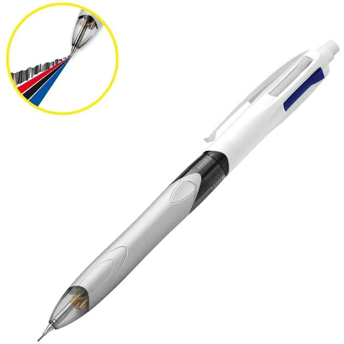 ⁨Długopis 4 Colours z ołówkiem 3+1 MULTIFUNCTION BCL BIC 942104⁩ w sklepie Wasserman.eu
