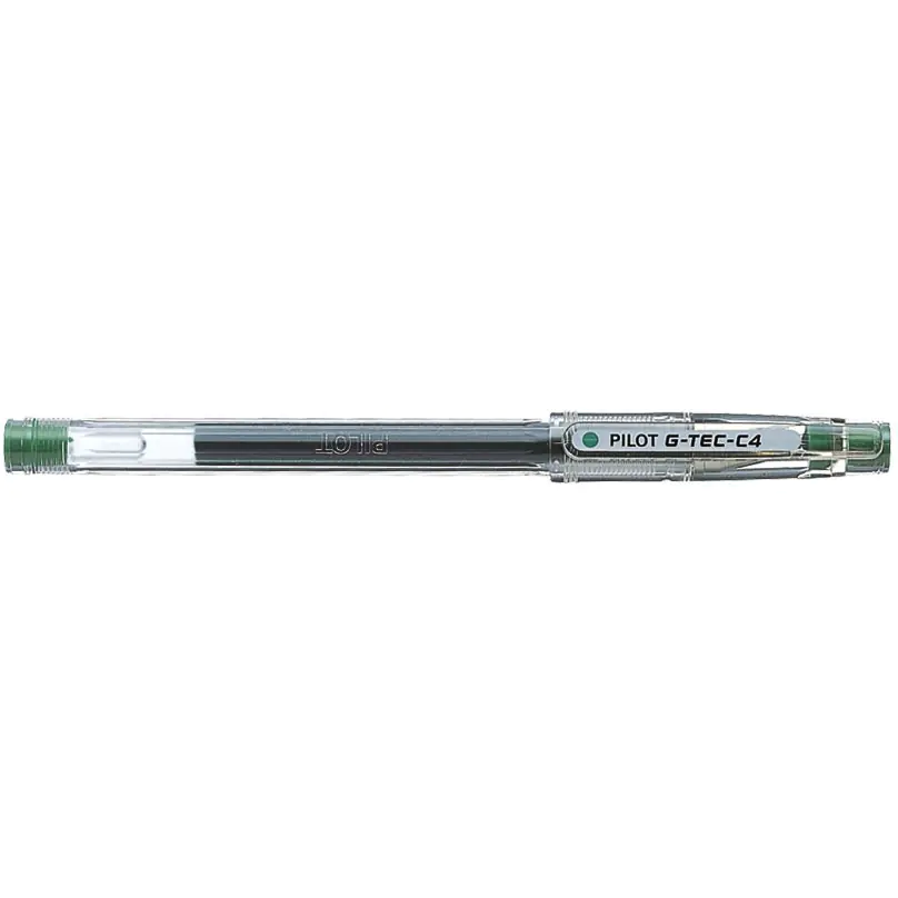 ⁨Gel pen G-TEC-C4 green PILOT PIBL-GC4G⁩ at Wasserman.eu