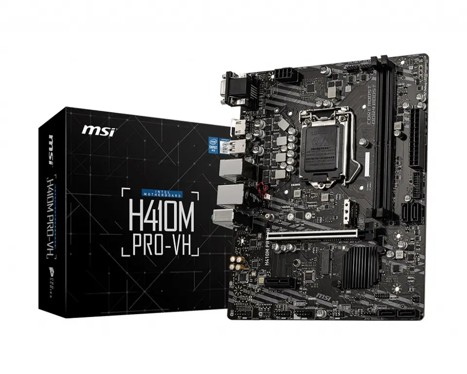H410M PRO-VH s1200 2DDR 4 HDMI/VGA M.2 USB3.2 m at Wasserman.eu