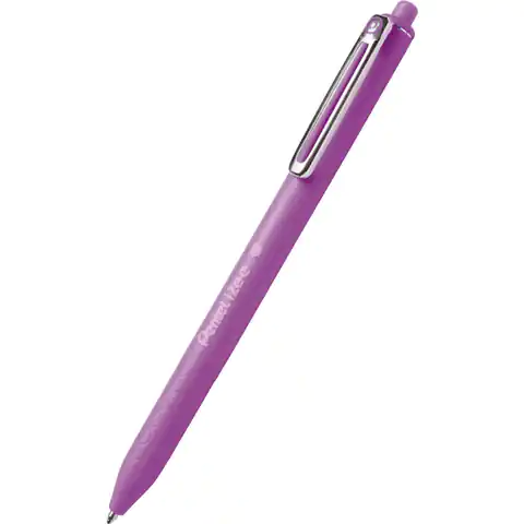 ⁨Długopis IZEE 0.7 fioletowy BX467-V PENTEL z tuszem low viscosity⁩ w sklepie Wasserman.eu