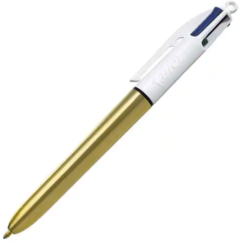 ⁨Długopis 4 COLOURS SHINE GOLD 964774 BIC⁩ w sklepie Wasserman.eu