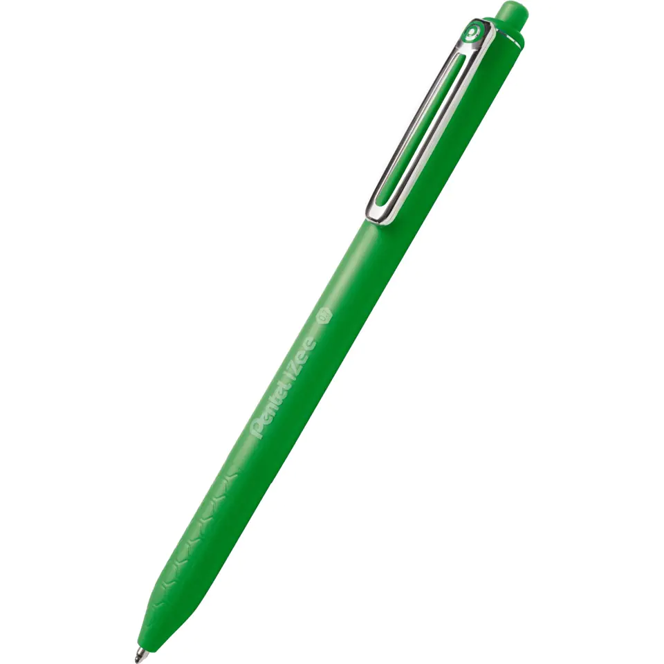 ⁨Długopis IZEE 0.7 zielony BX467-D PENTEL z tuszem low viscosity⁩ w sklepie Wasserman.eu