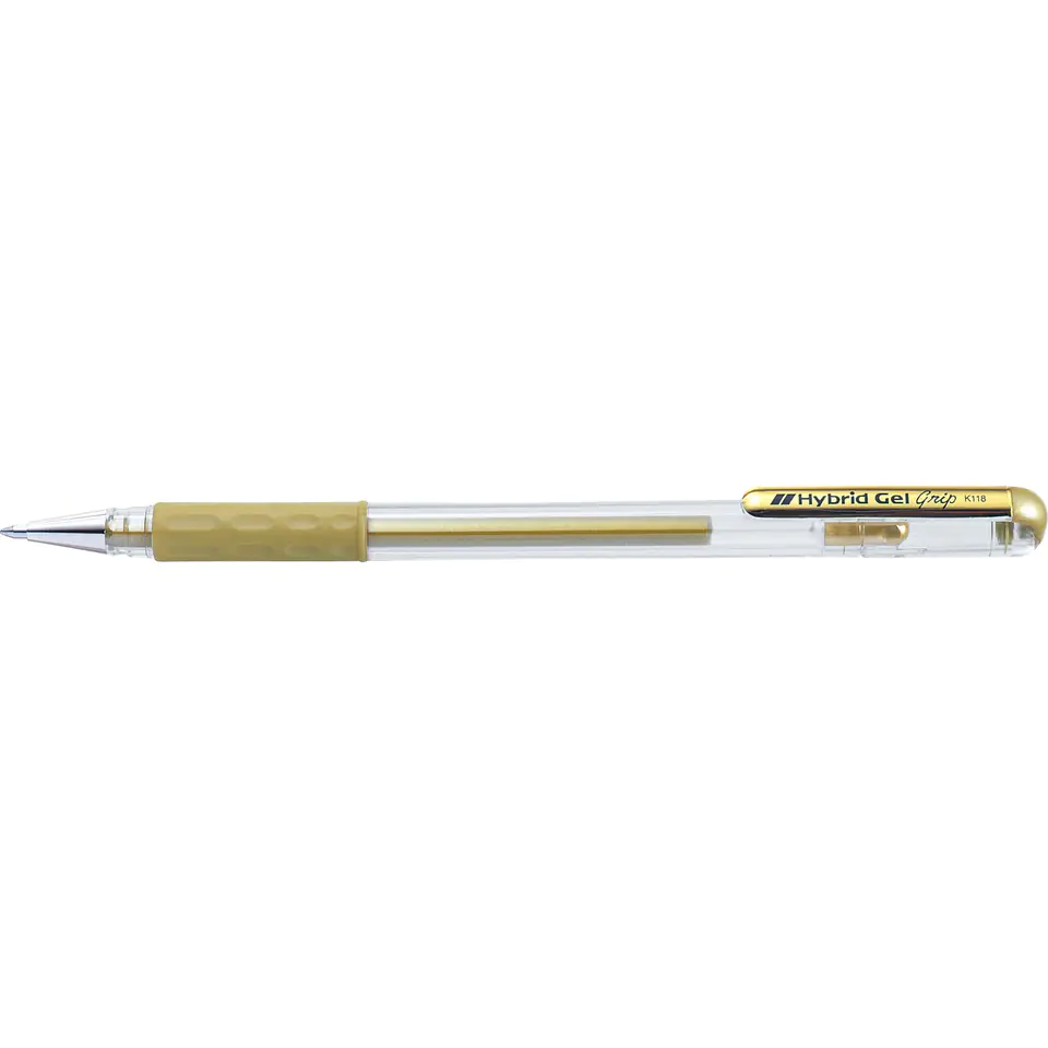 ⁨Gel pen K118X gold PENTEL⁩ at Wasserman.eu