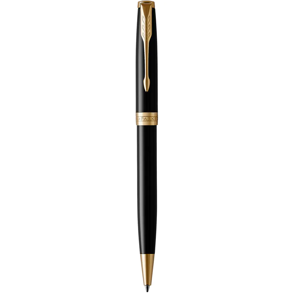 ⁨Długopis SONNET BLACK LACQUER GT PARKER 1931497⁩ w sklepie Wasserman.eu