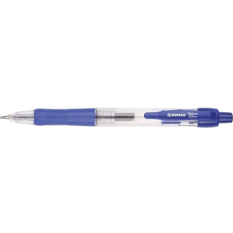 ⁨Gel pen with rubber handle blue 7344001PL-10 DONAU⁩ at Wasserman.eu