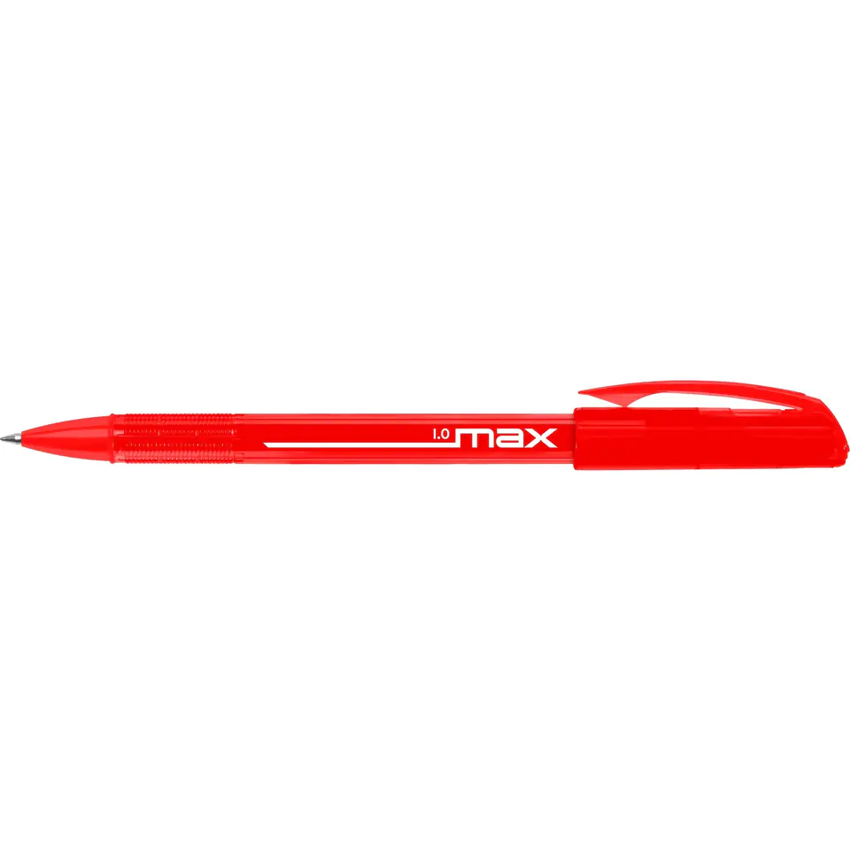 ⁨Długopis MAX 10 czerwony RYSTOR 408-001⁩ w sklepie Wasserman.eu