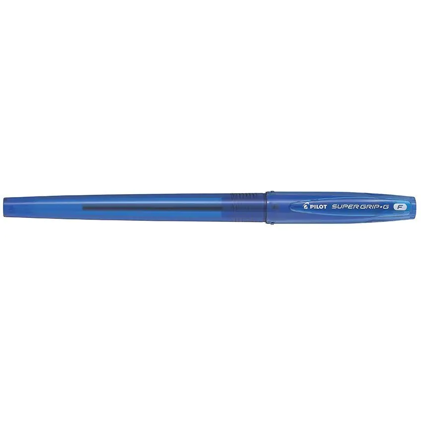 ⁨Oil pen with cap PILOT SUPER GRIP blue BPS-GG-F-L⁩ at Wasserman.eu