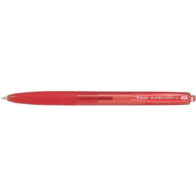 ⁨Długopis olejowy automatyczny PILOT SUPER GRIP czerwony BPGG-8R-F-RR⁩ w sklepie Wasserman.eu