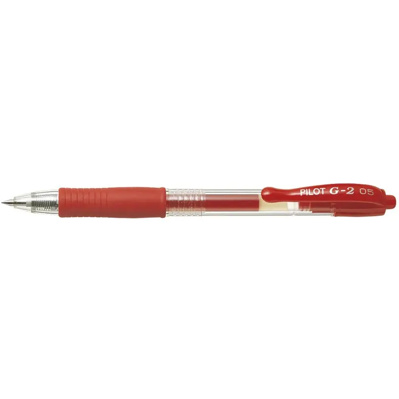 ⁨Gel pen PILOT G2 red PIBLG2-5R⁩ at Wasserman.eu