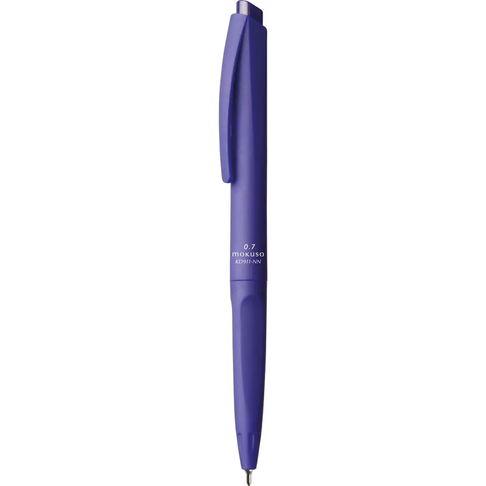 ⁨Długopis MOKUSO 0.7mm, obudowa niebieska, wkład niebieski KD911-NN TETIS⁩ w sklepie Wasserman.eu