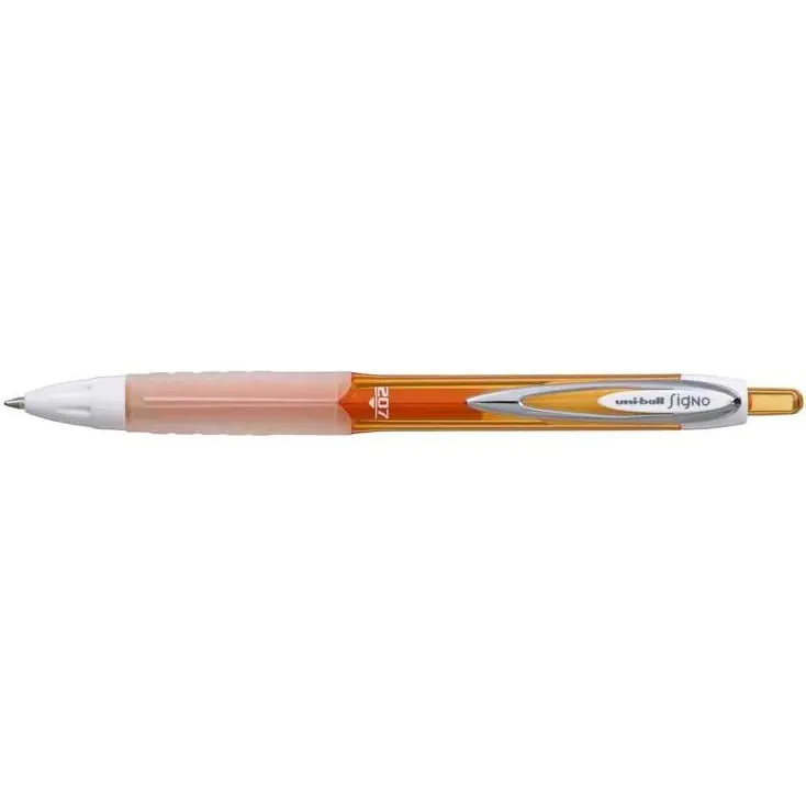 ⁨Gel pen UNI UMN-207 orange black cartridge⁩ at Wasserman.eu