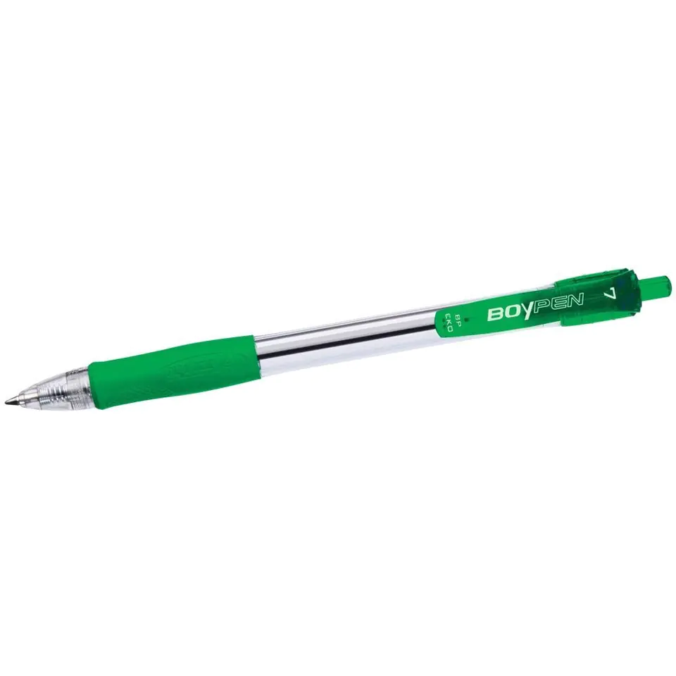 ⁨Długopis automatyczny BOY PEN BP EKO zielony 423-003 RYSTOR⁩ w sklepie Wasserman.eu