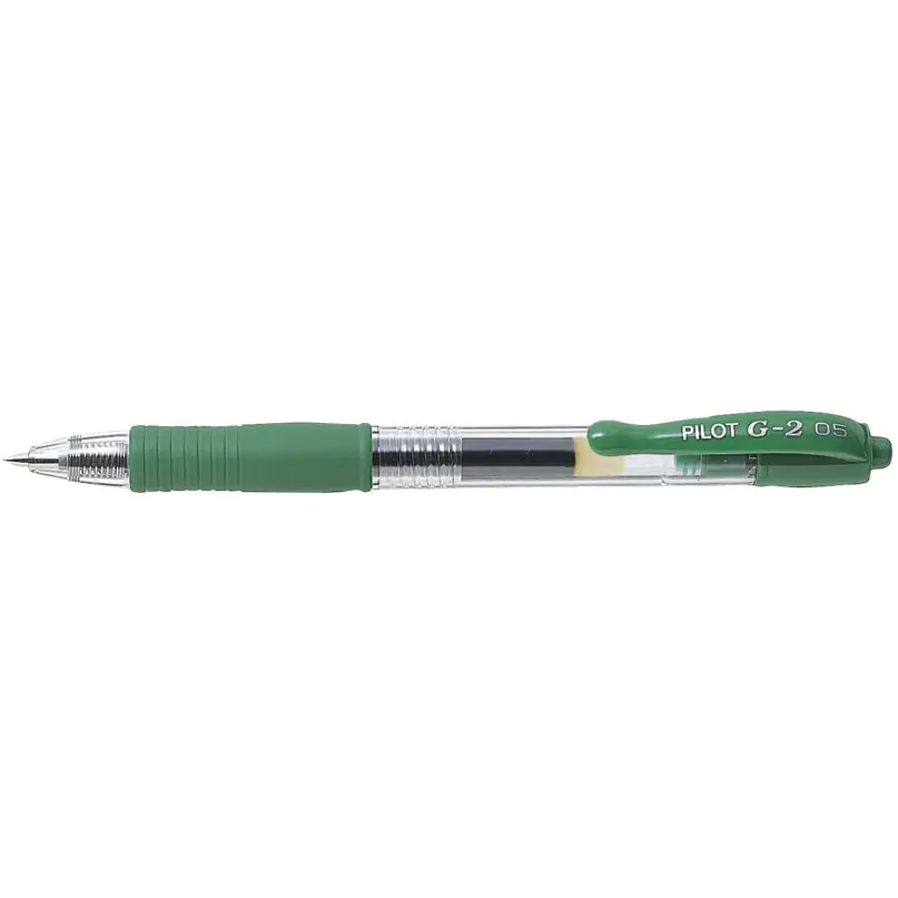 ⁨Gel pen PILOT G2 green PIBLG2-5G⁩ at Wasserman.eu