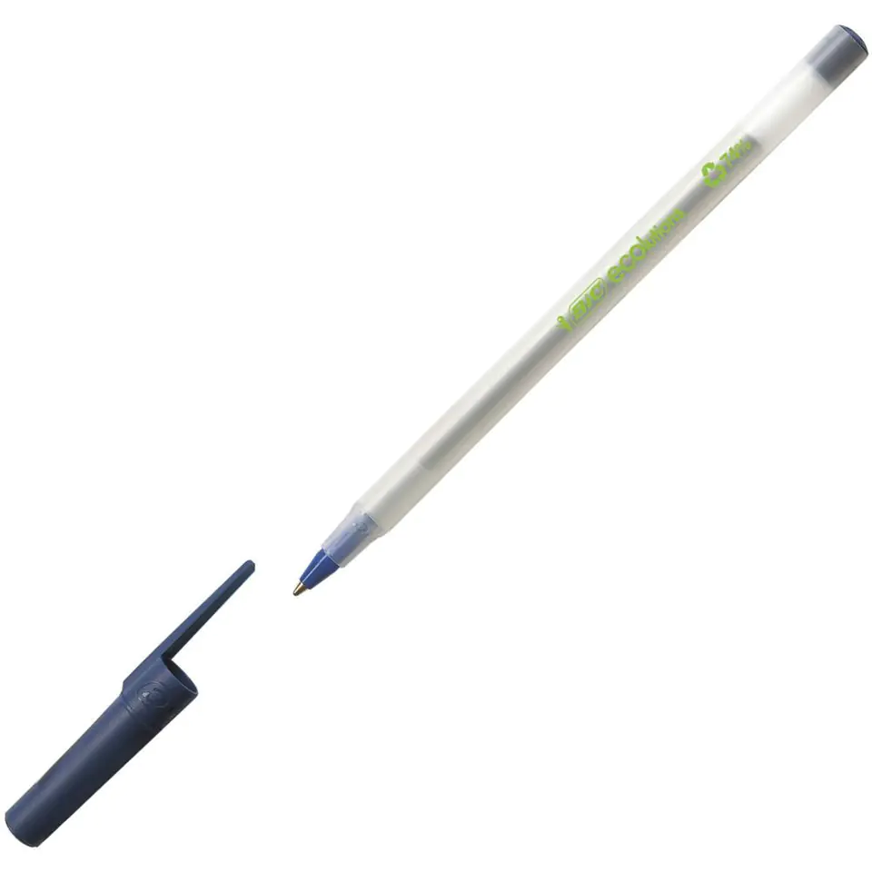 ⁨Długopis ECO ROUND STIC niebieski 8932402 BIC⁩ w sklepie Wasserman.eu