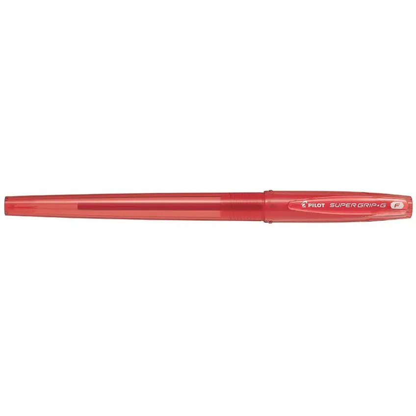 ⁨Oil pen with cap PILOT SUPER GRIP red BPS-GG-F-R⁩ at Wasserman.eu