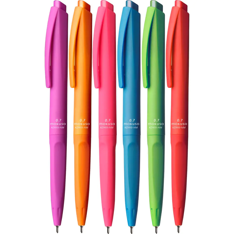 ⁨Długopis KD910-NM niebieski 0.7mm,mix kolorów TETIS⁩ w sklepie Wasserman.eu