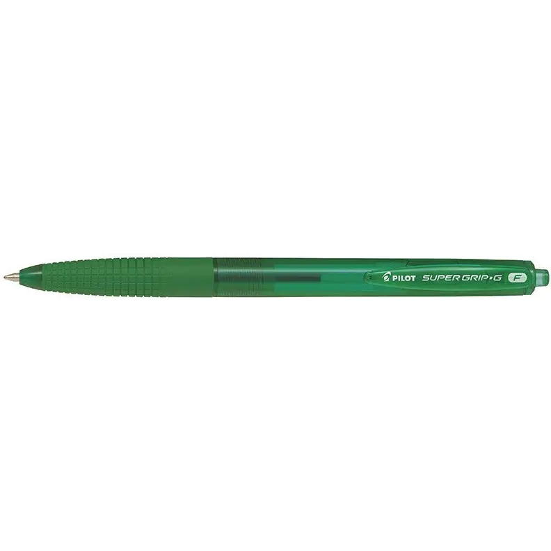 ⁨Automatic oil pen PILOT SUPER GRIP green BPGG-8R-F-GG⁩ at Wasserman.eu