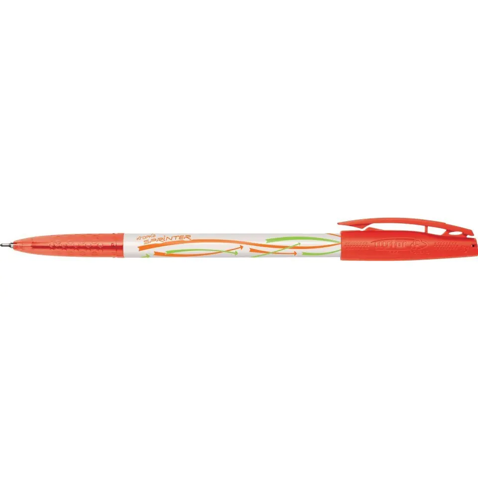 ⁨Długopis KROPKA RS 0,7mm czerwony 452-001 RYSTOR⁩ w sklepie Wasserman.eu