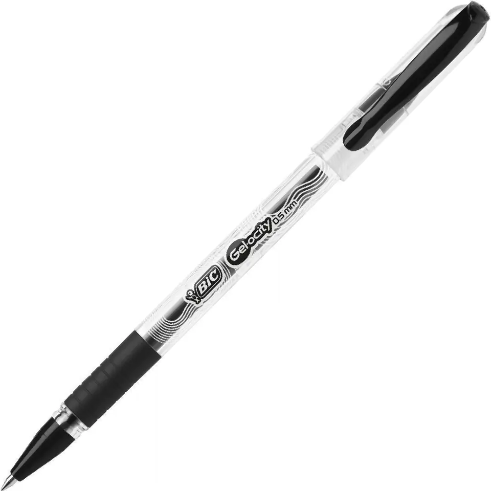 ⁨Długopis żelowy GEL-OCITY STIC 0.5mm czarny 1010266 BIC⁩ w sklepie Wasserman.eu