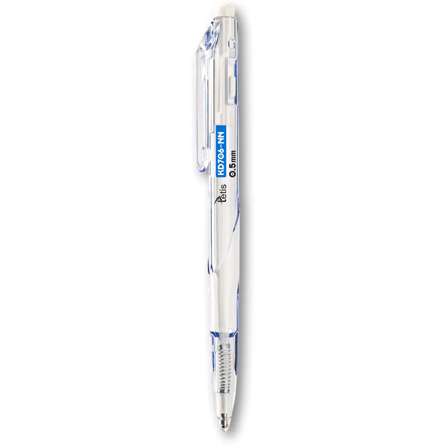 ⁨Długopis automatyczny 0,5mm niebieski, niebieska obudowa KD706-NN TETIS⁩ w sklepie Wasserman.eu