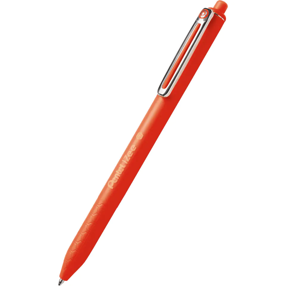 ⁨Długopis IZEE 0.7 czerwony BX467B PENTEL z tuszem low viscosity⁩ w sklepie Wasserman.eu