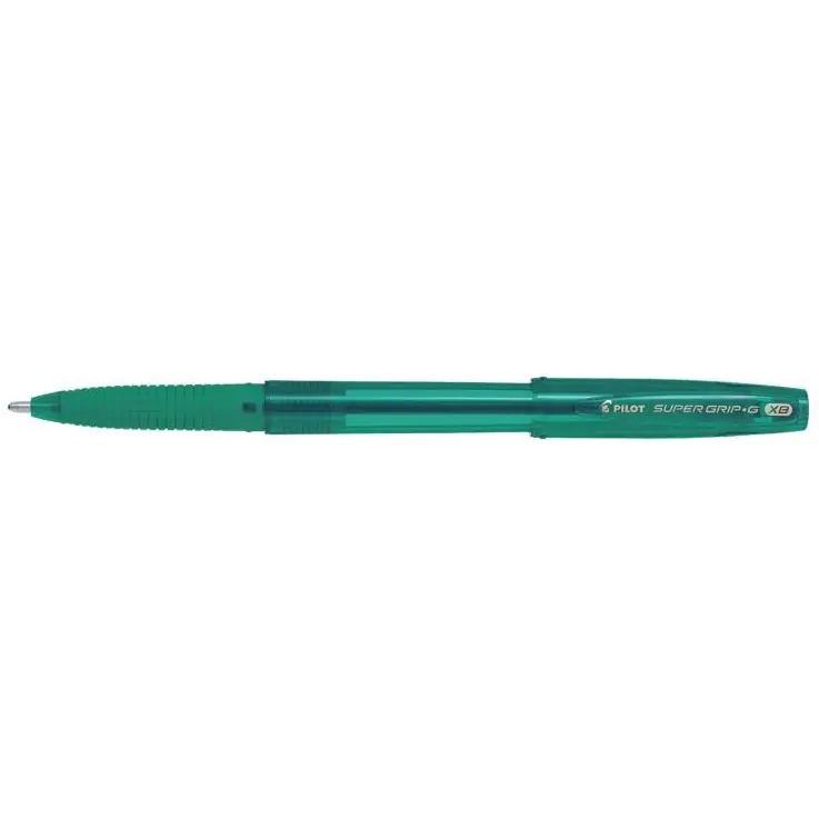 ⁨Długopis Pilot Super Grip G ze skuwką XB zielony BPS-GG-XB-G⁩ w sklepie Wasserman.eu