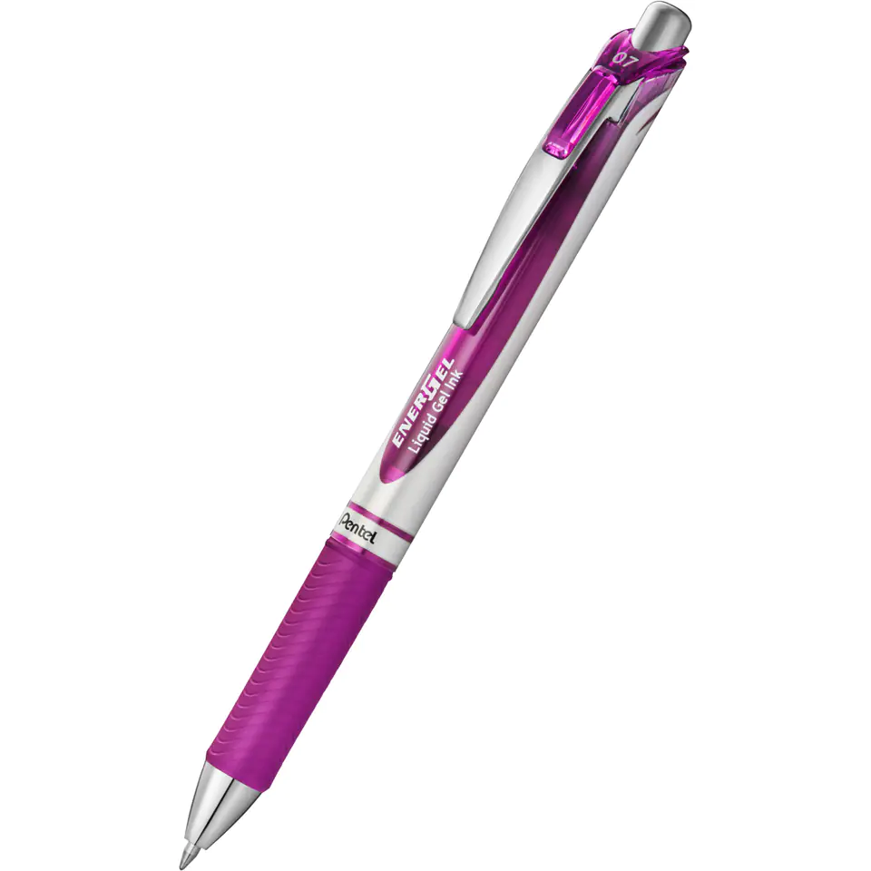 ⁨Pióro kulkowe PENTEL ENERGEL 0,7mm BL77-V4X magenta⁩ w sklepie Wasserman.eu