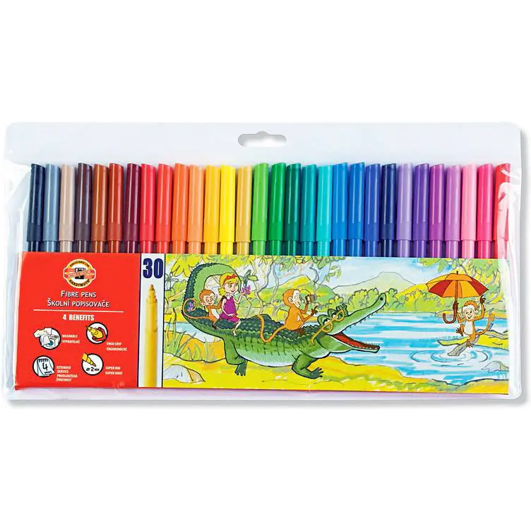 ⁨Markers 30 colors 771002/CJ04 KOH-I-NOOR⁩ at Wasserman.eu