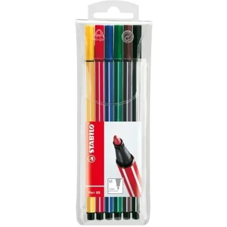 ⁨Markers STABILO PEN 6806/PL 6pcs⁩ at Wasserman.eu