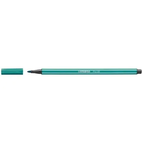 ⁨Flamaster STABILO PEN 68/51 turkusowy niebieski⁩ w sklepie Wasserman.eu