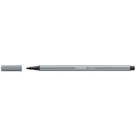 ⁨Marker STABILO PEN 68/96 dark grey⁩ at Wasserman.eu