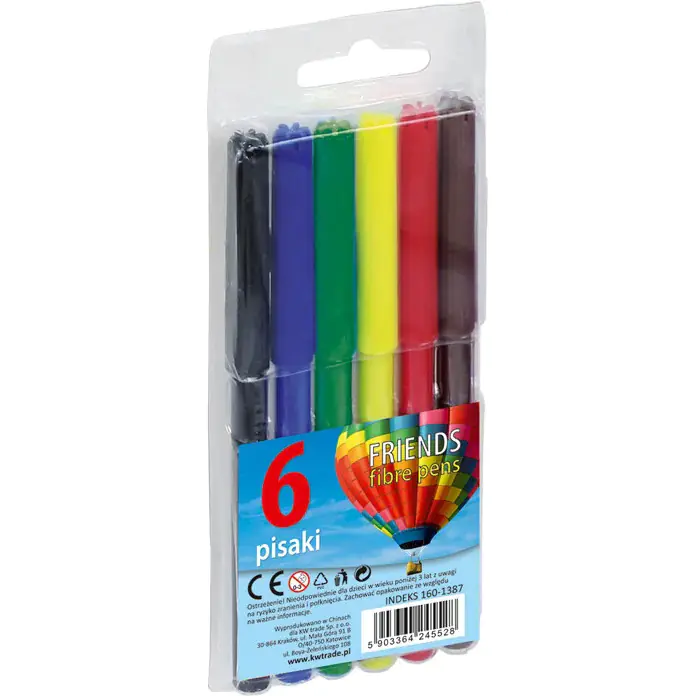 ⁨Markers 6 colors 160-1387⁩ at Wasserman.eu