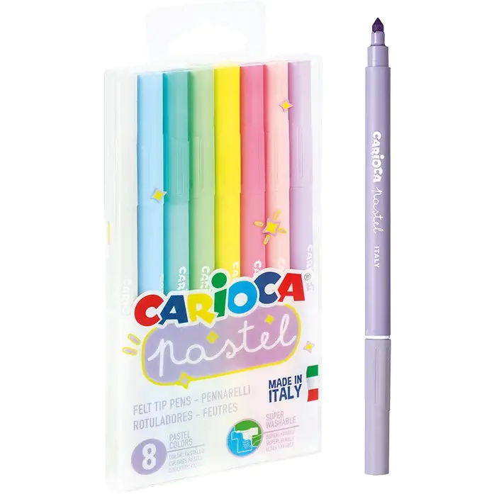 ⁨Pastel markers CARIOCA 8colors 160-2228⁩ at Wasserman.eu