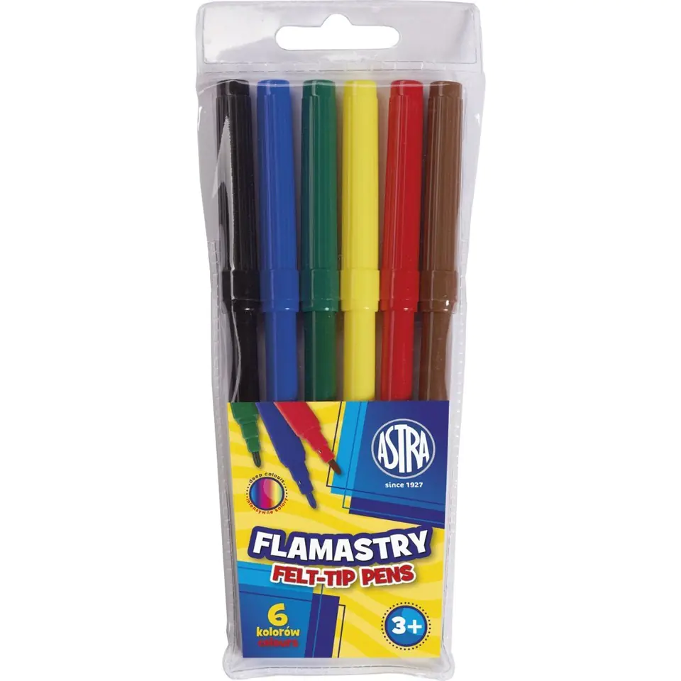 ⁨Markers 6 colors 314116002 ASTRA⁩ at Wasserman.eu