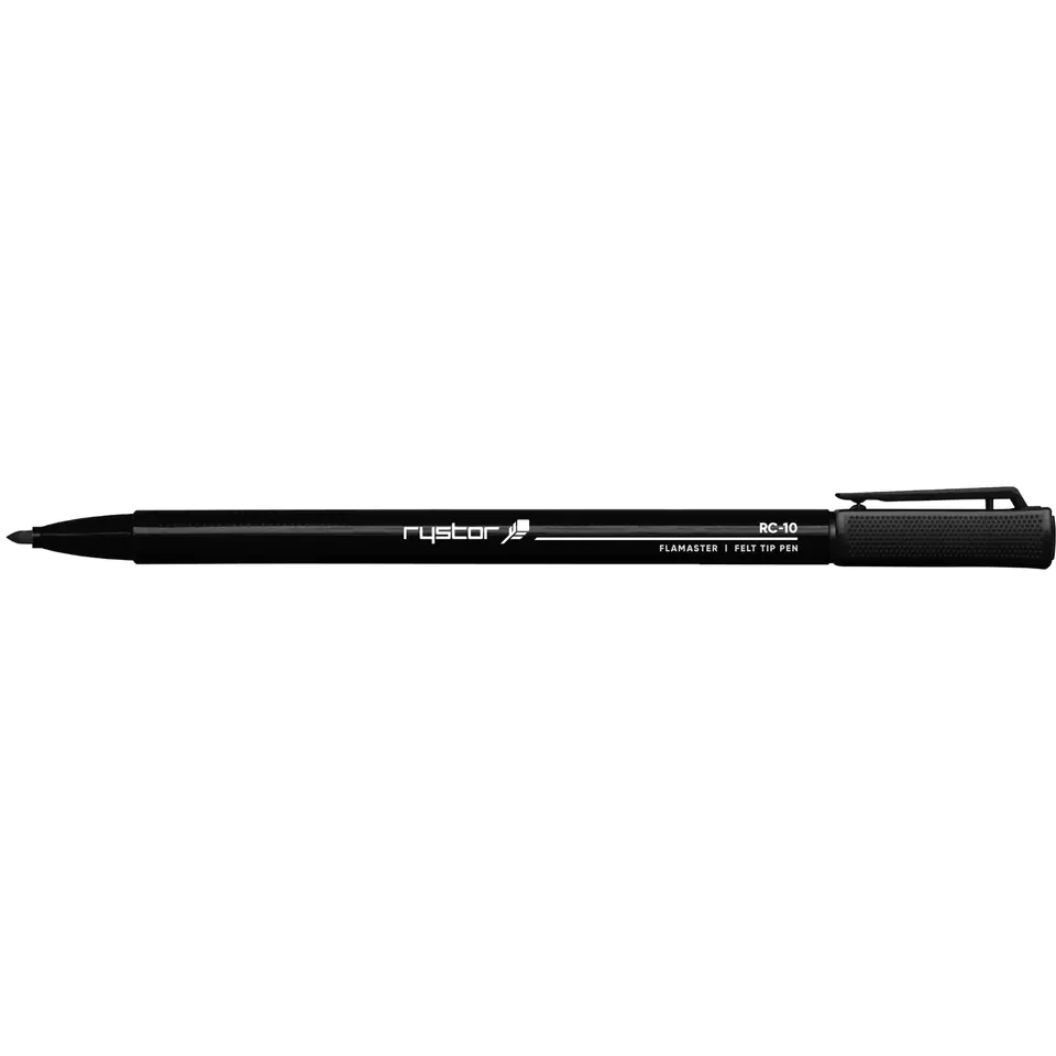 ⁨Marker RC-10/A 1mm black 445-000 RYSTOR⁩ at Wasserman.eu