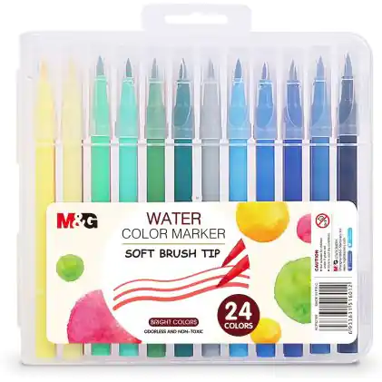 ⁨Brush Art Pen 1-4mm 24 Colors MG ACP92169⁩ at Wasserman.eu
