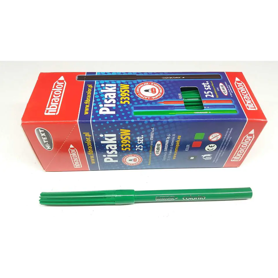 ⁨Markers FIBRACOLOR 539 (25) green⁩ at Wasserman.eu
