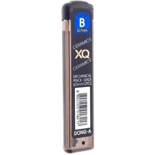 ⁨Grafity do ołówka automatycznego XQ 0.7mm B DONG-A⁩ w sklepie Wasserman.eu