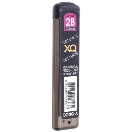 ⁨Grafity do ołówka automatycznego XQ 0.5mm 2B DONG-A⁩ w sklepie Wasserman.eu